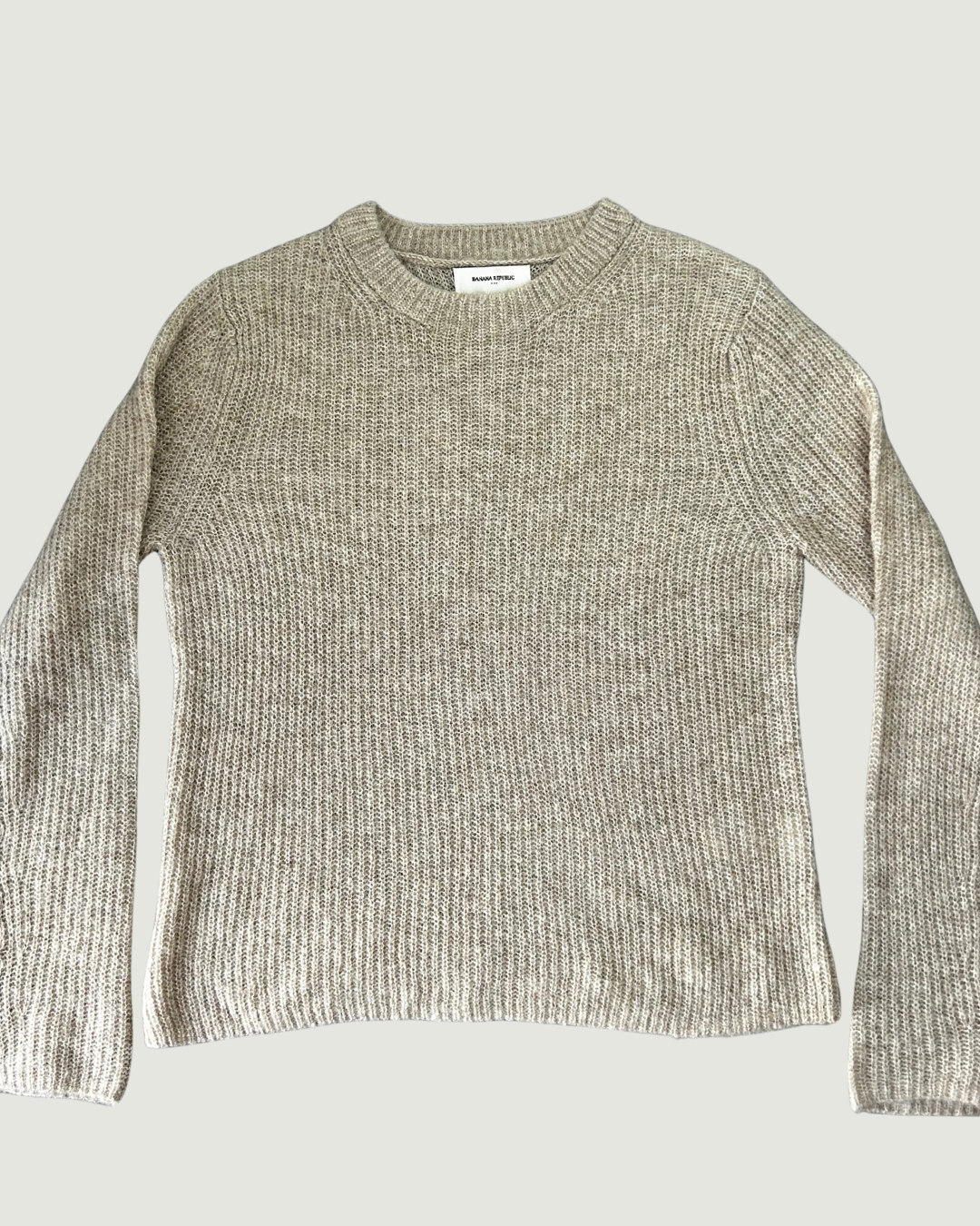 Oatmeal Loose Knit Sweater