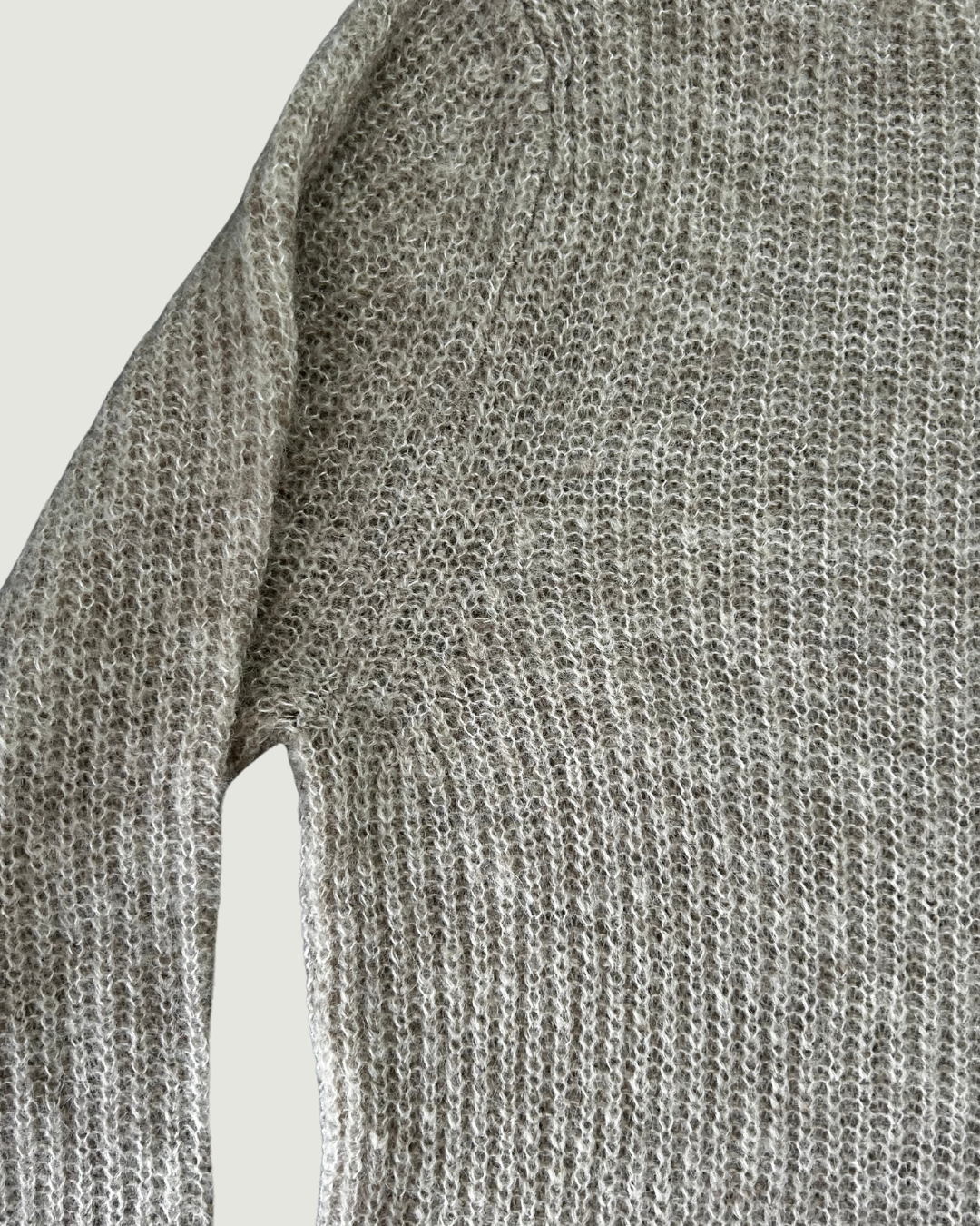Oatmeal Loose Knit Sweater