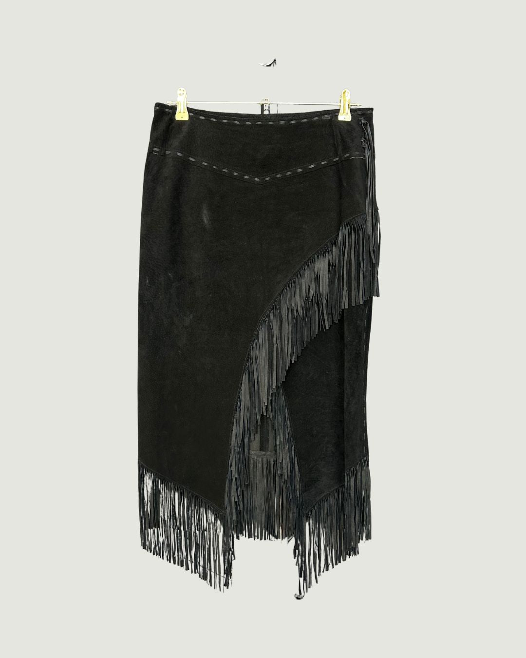 Fringe Wrap Skirt
