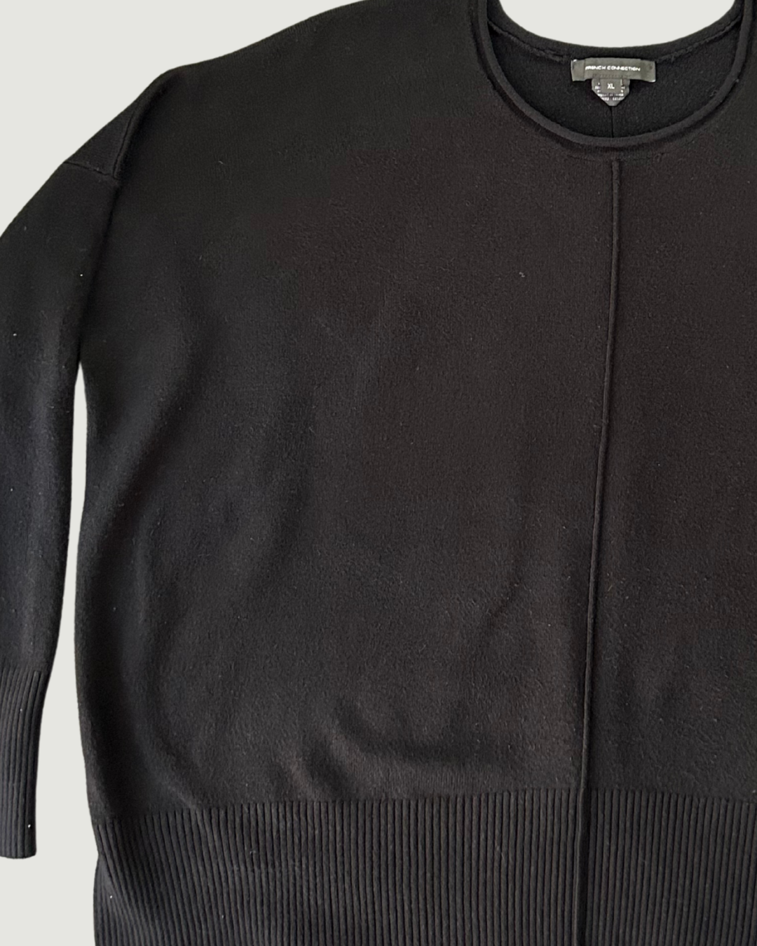 Black Boxy Sweater