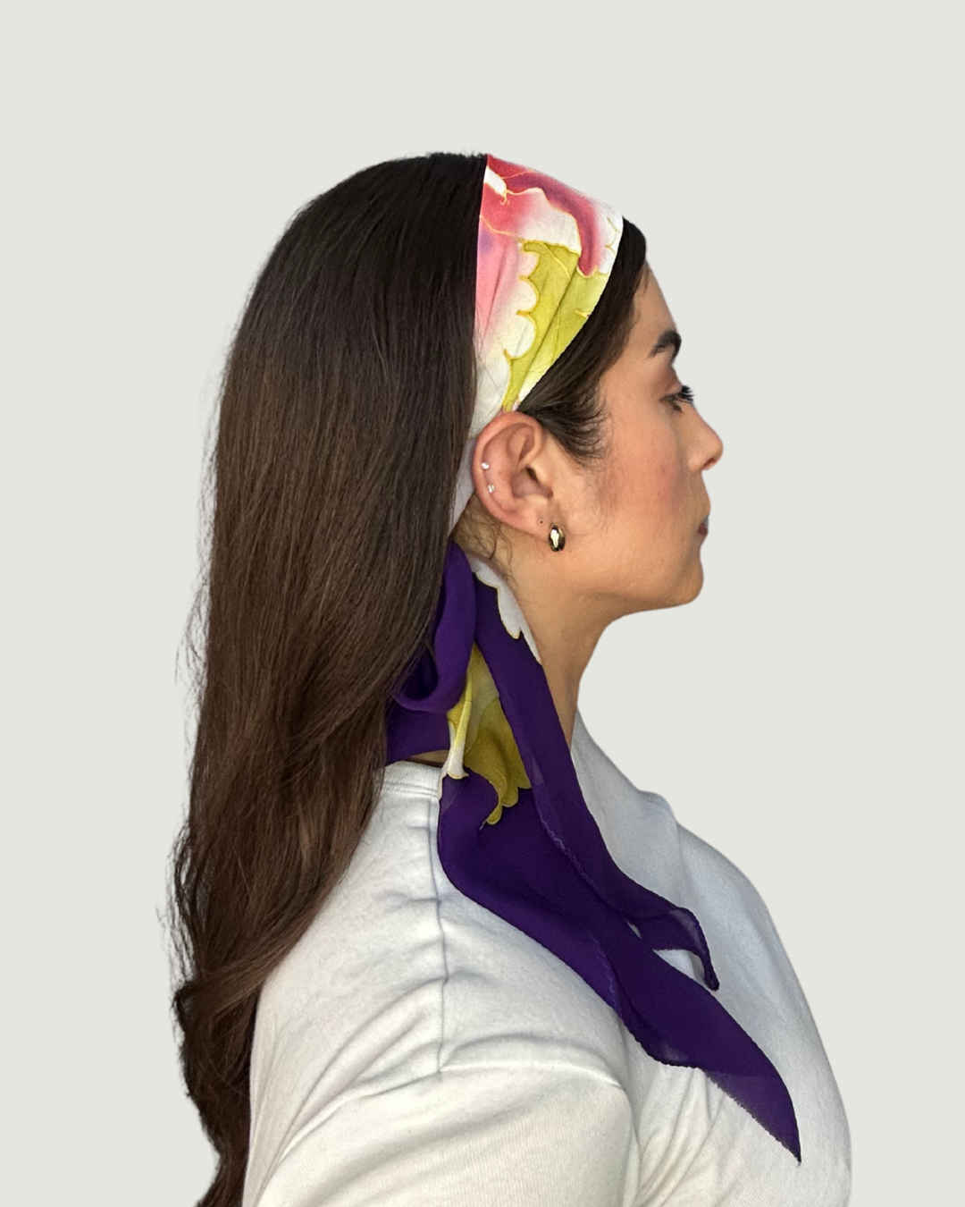 Floral Watercolors Headband by Recylicious