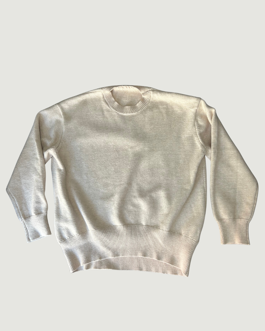 Oatmeal Pullover Sweater