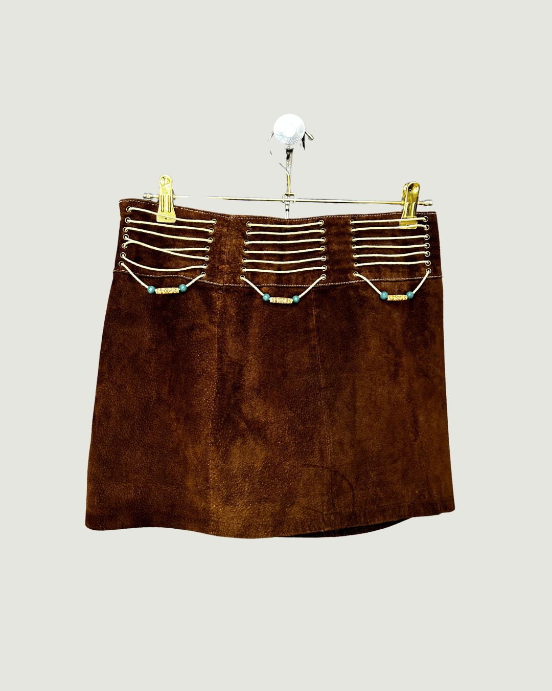 Suede Mini Skirt