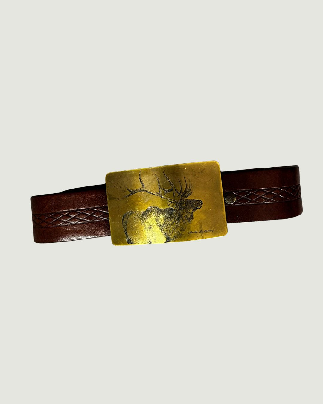 Elk Trophy Buckle
