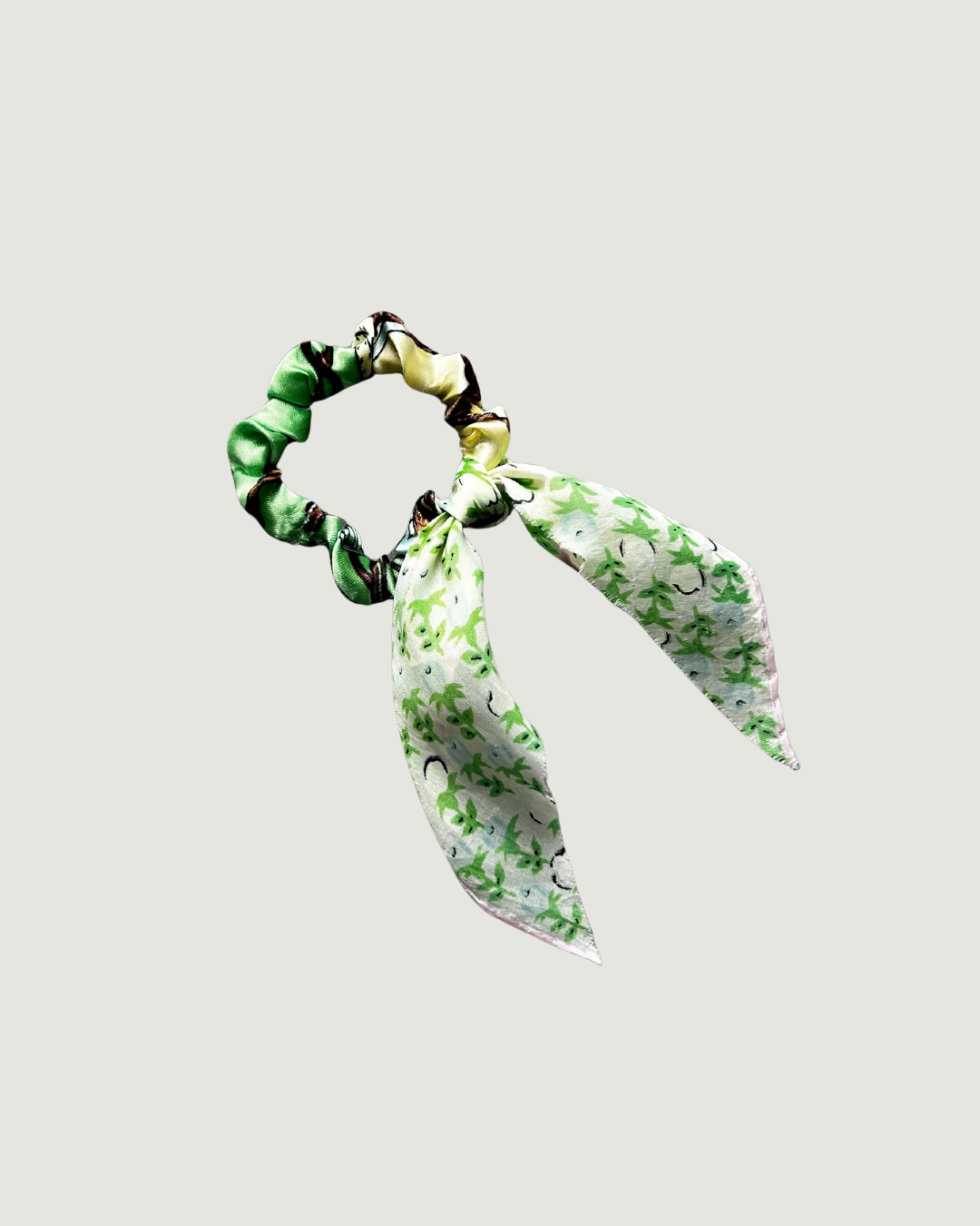 Silk Tie Scrunchie