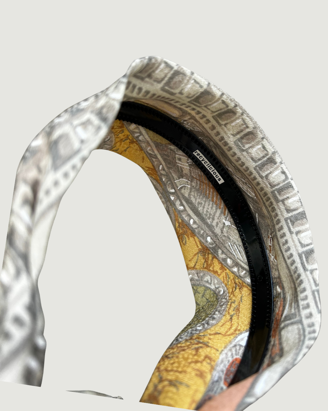 Stained Glass Print Headband by Recylicious