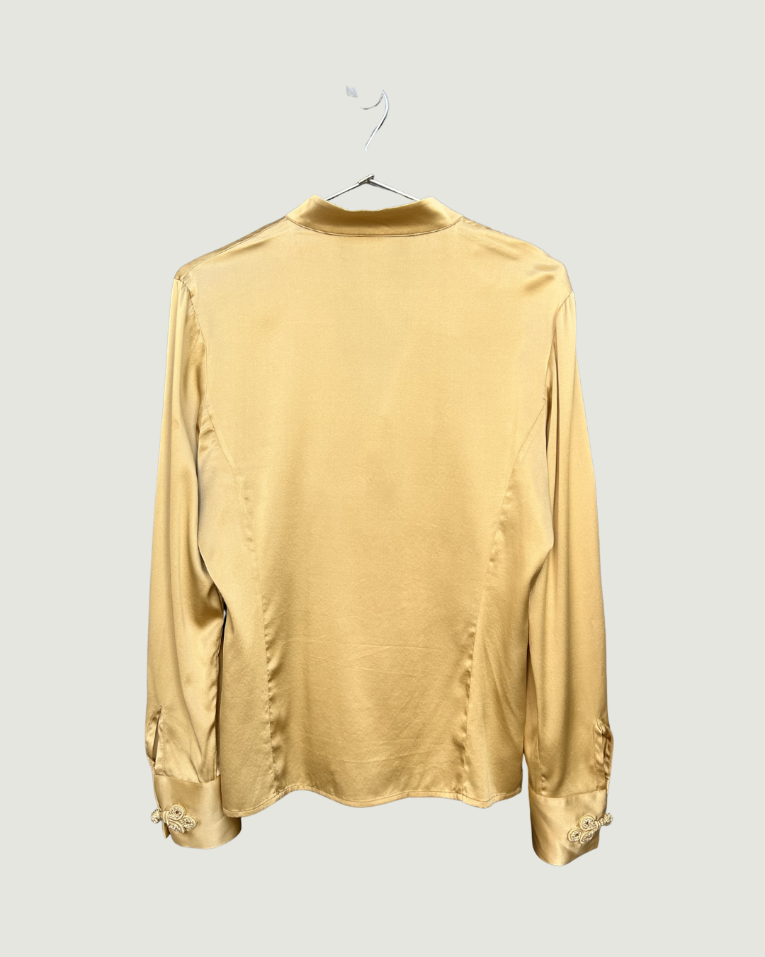 Silk Blouse with Frog Closure