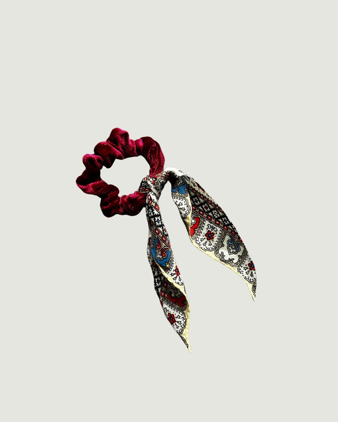 Velvet Tie Scrunchie
