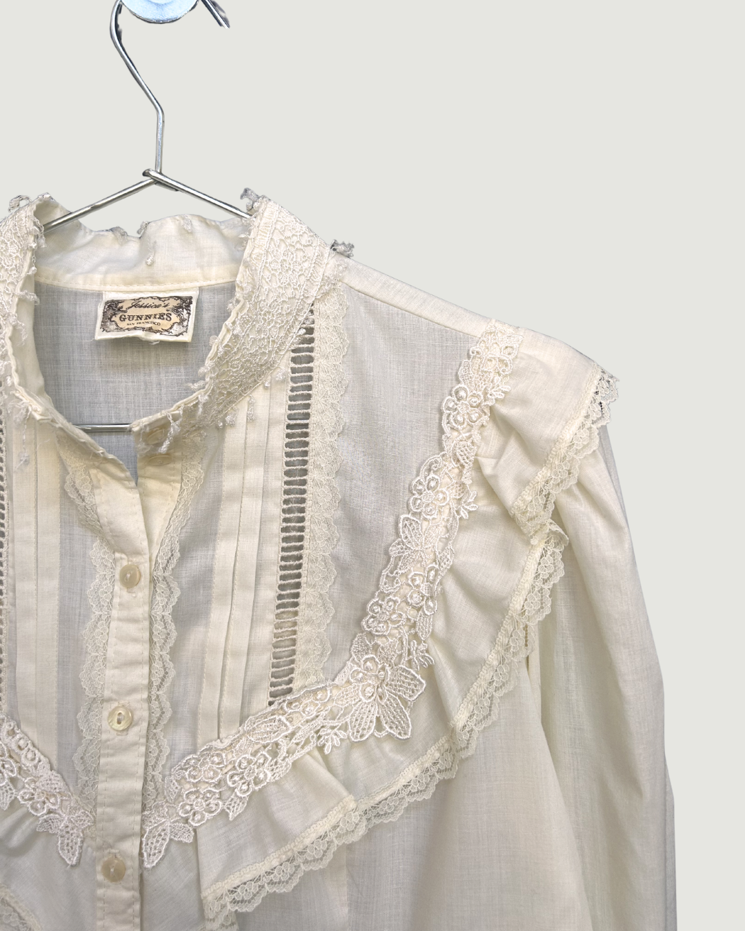 Victorian Lace Pintuck Blouse