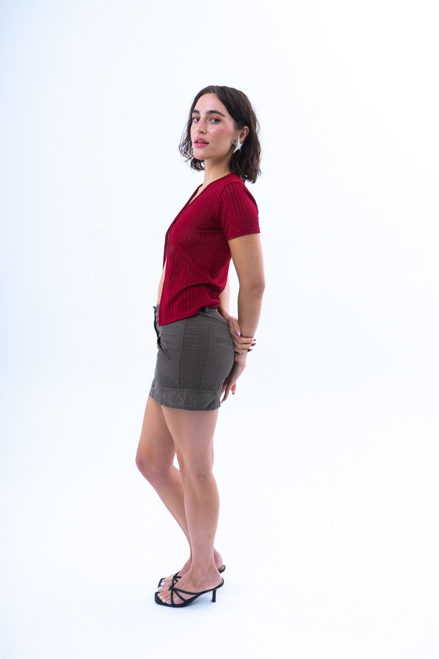 Utilitarian-Inspired Mini Skirt