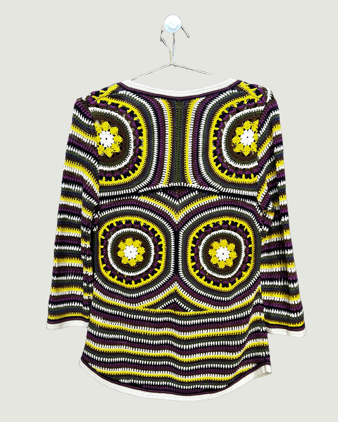 Crochet V-Neck Tunic