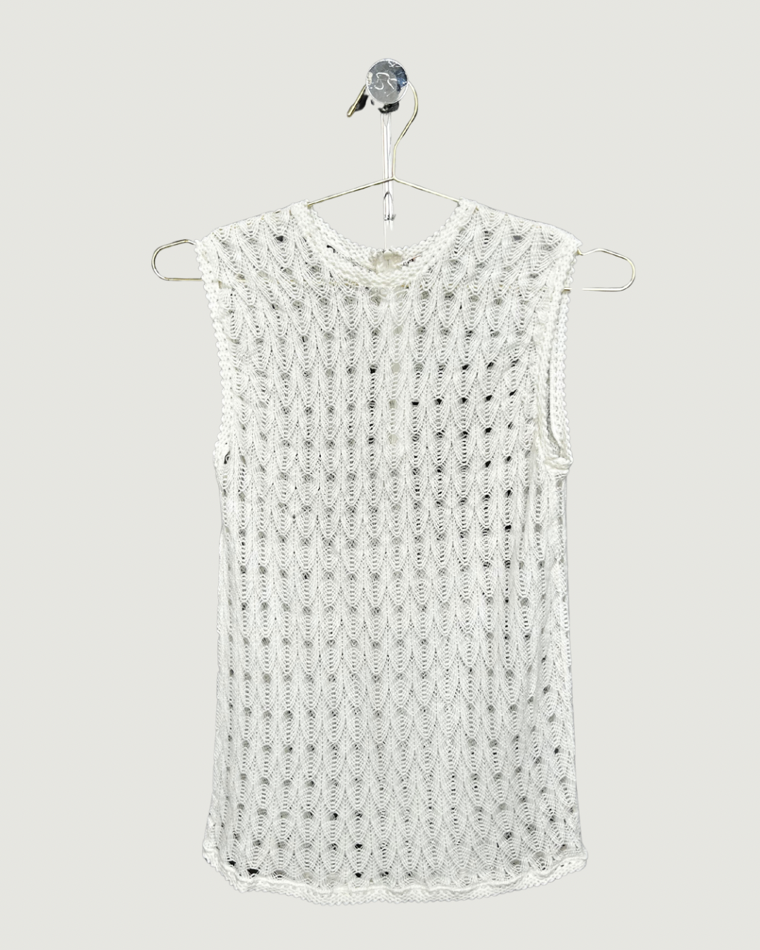 Sleeveless Crochet Knit Tank