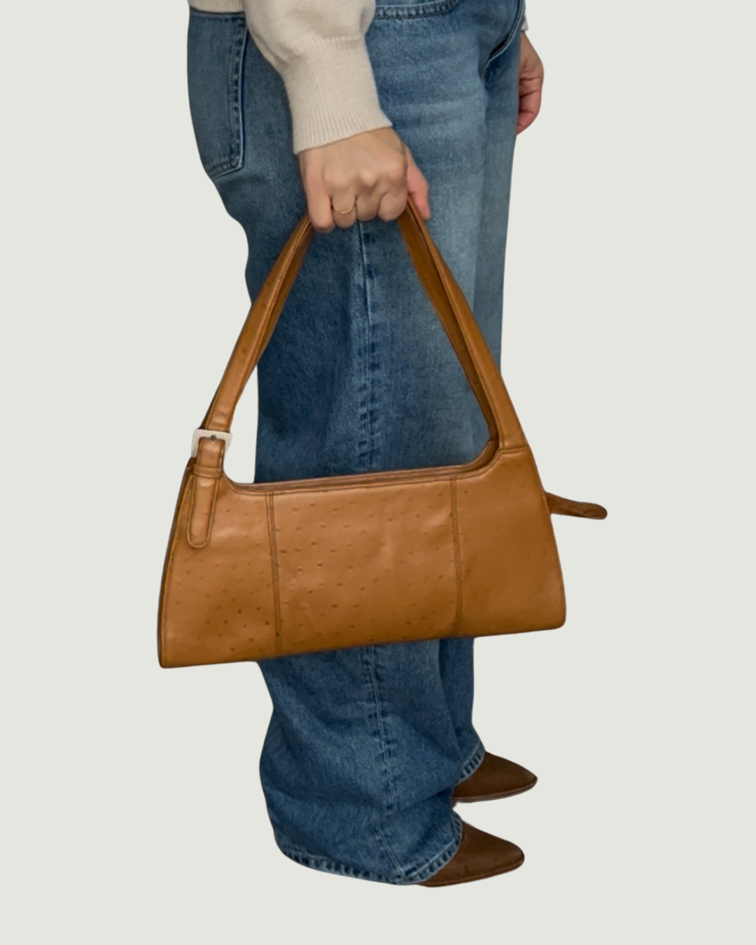 Ostrich Leather Bag