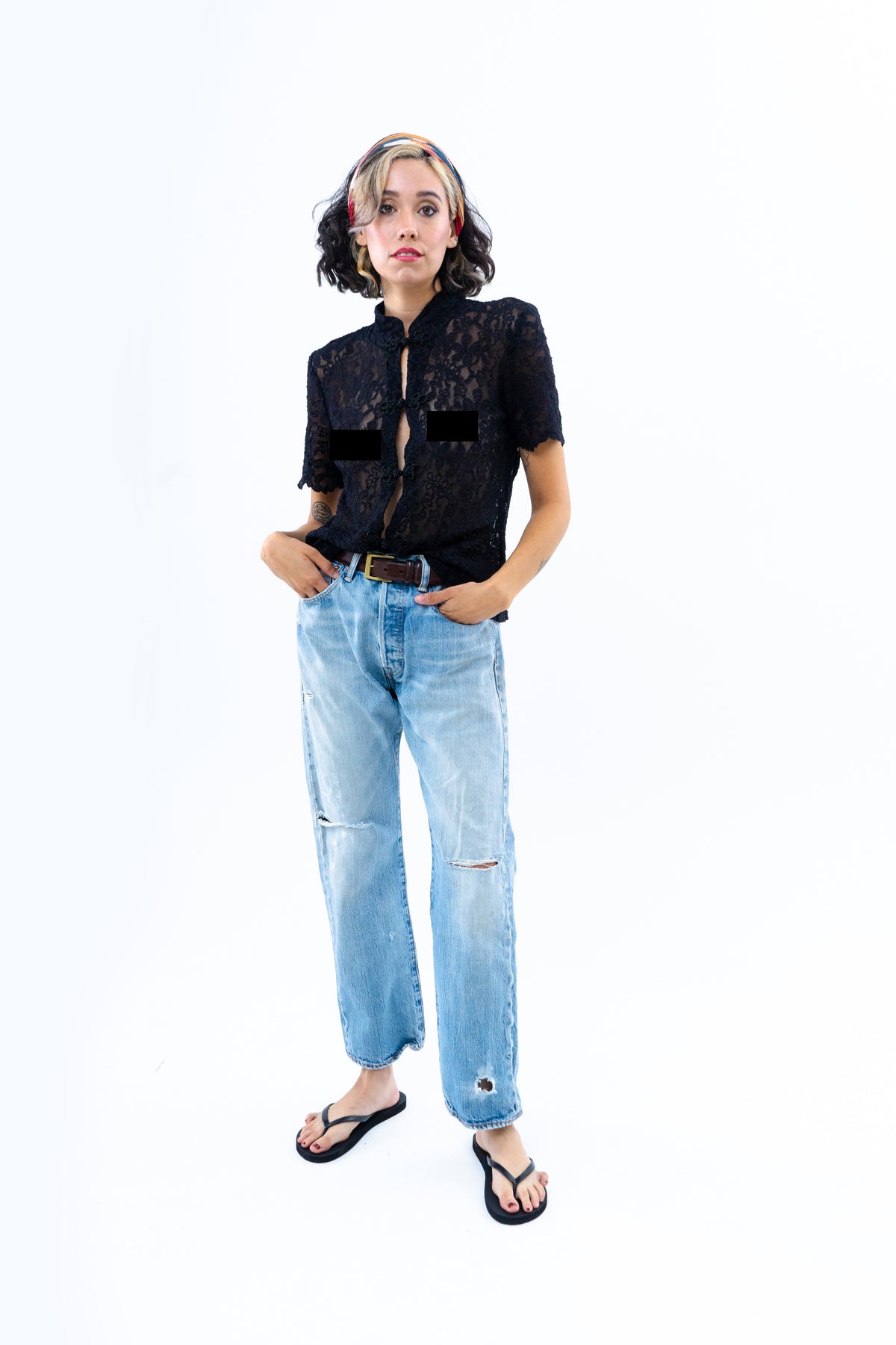 Lacey Button Up