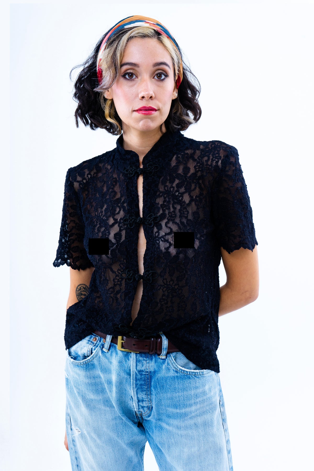 Lacey Button Up