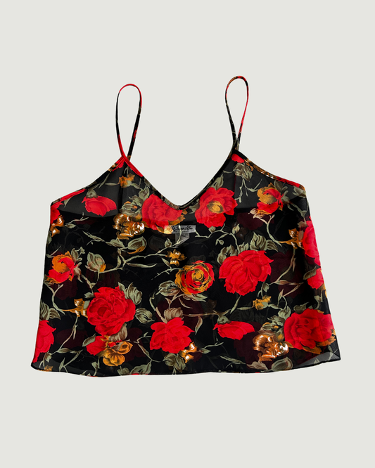 Rose Print Cami