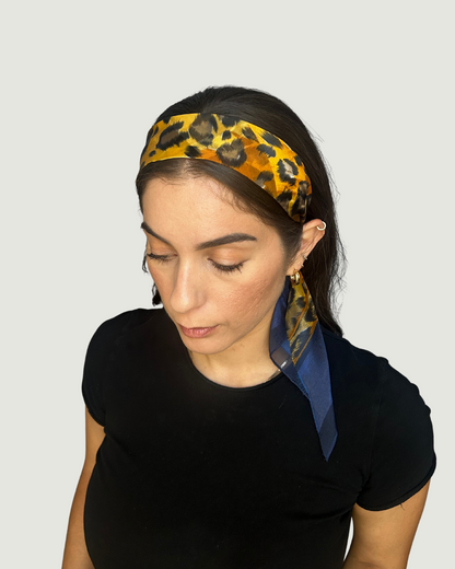 Cheetah Print Headband by Recylicious