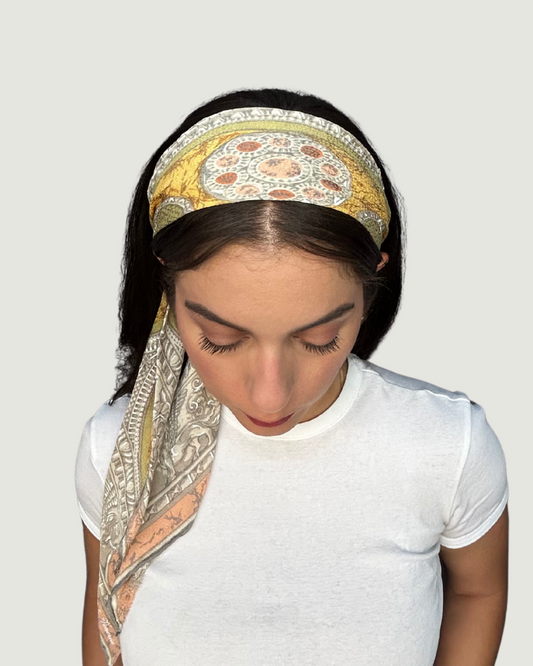 Stained Glass Print Headband by Recylicious