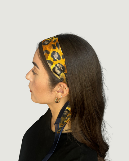 Cheetah Print Headband by Recylicious