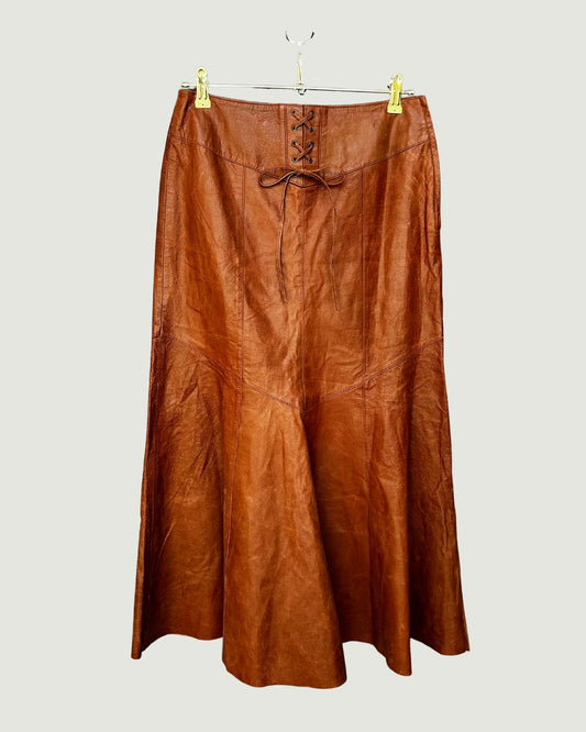 Leather Maxi Skirt