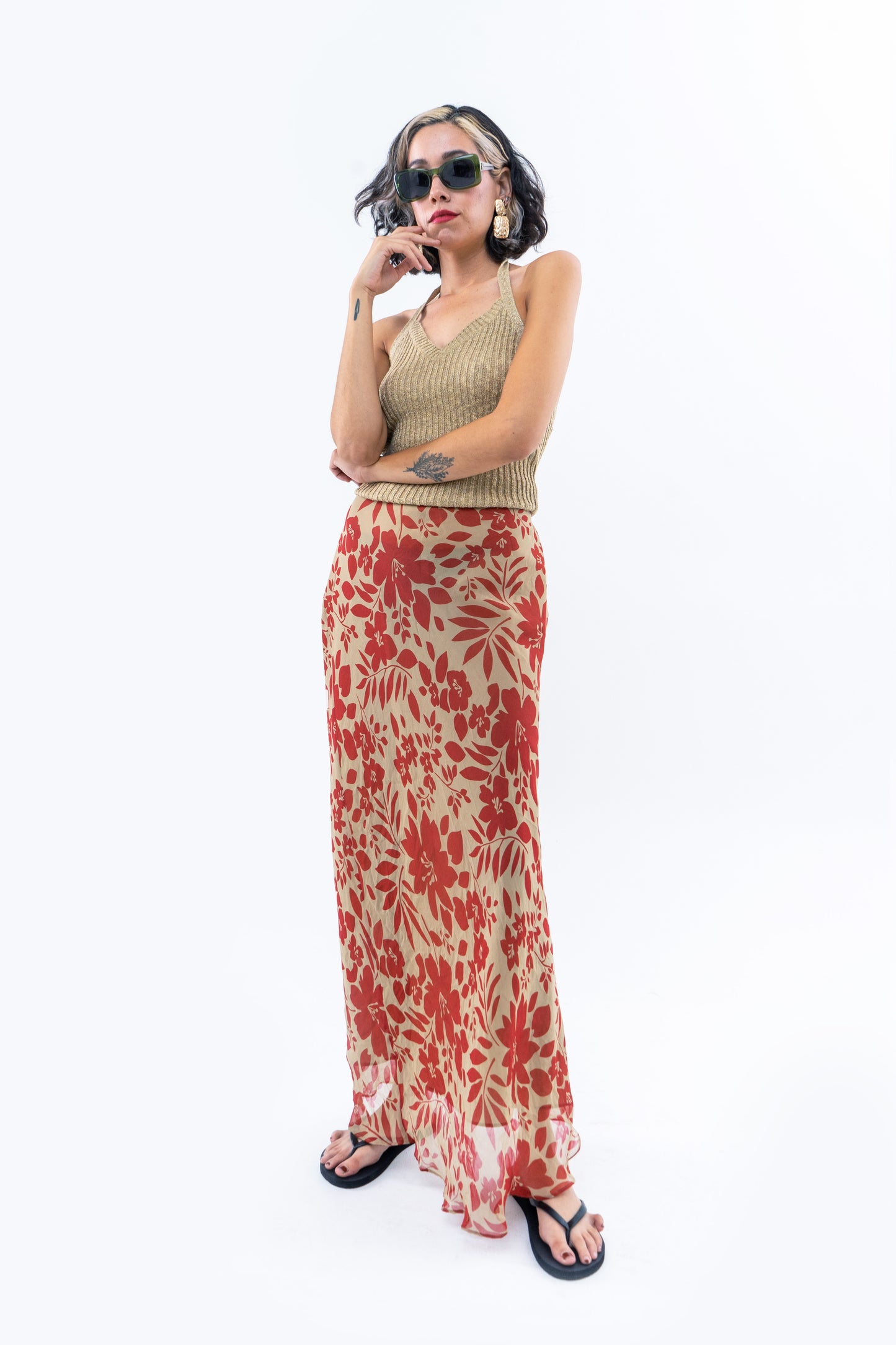 Floral Maxi Skirt