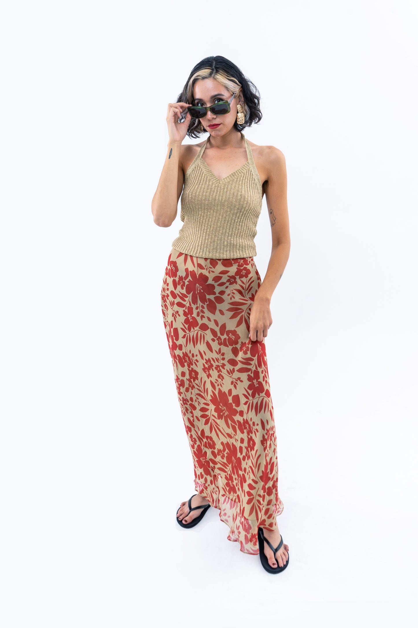 Floral Maxi Skirt