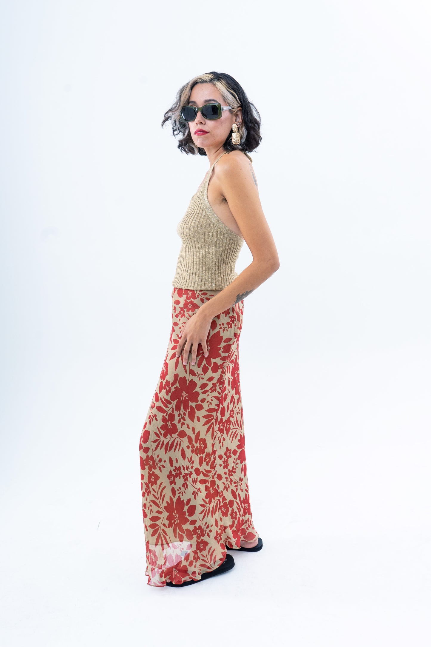 Floral Maxi Skirt