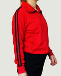Varsity Red with Black
