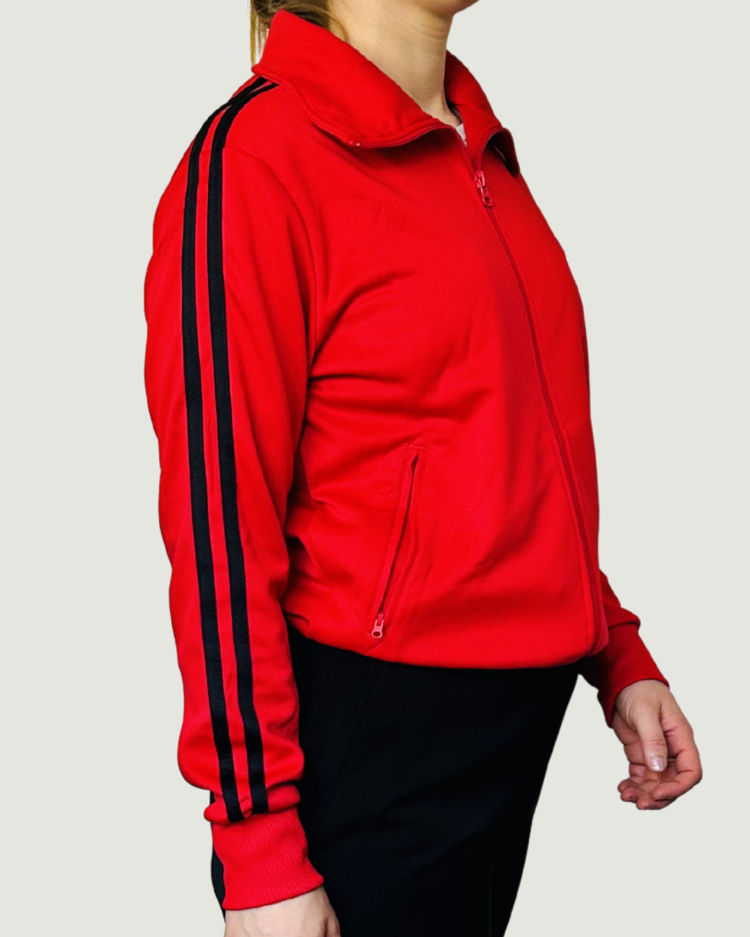 Varsity Red with Black