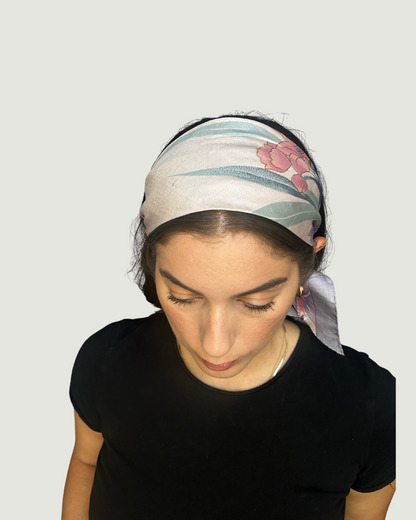 Tropical Floral Headband by Recylicious