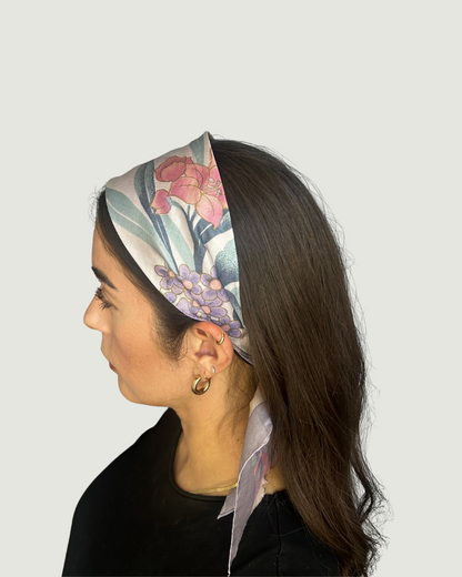 Tropical Floral Headband by Recylicious