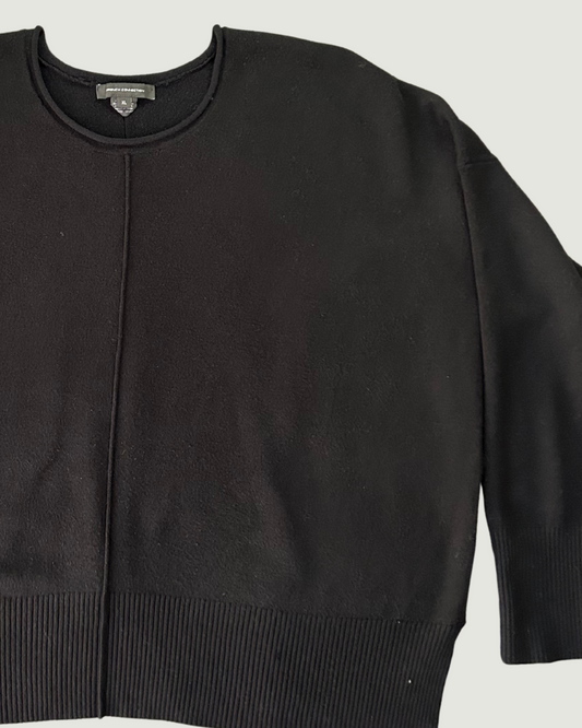 Black Boxy Sweater