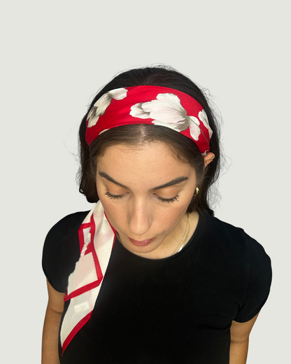 Tulip Print Headband by Recylicious