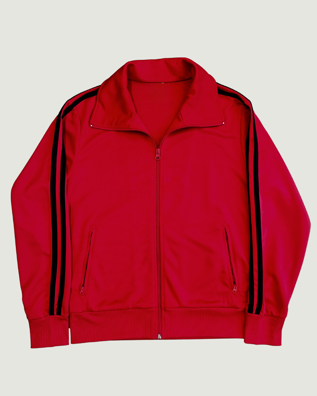 Varsity Red with Black