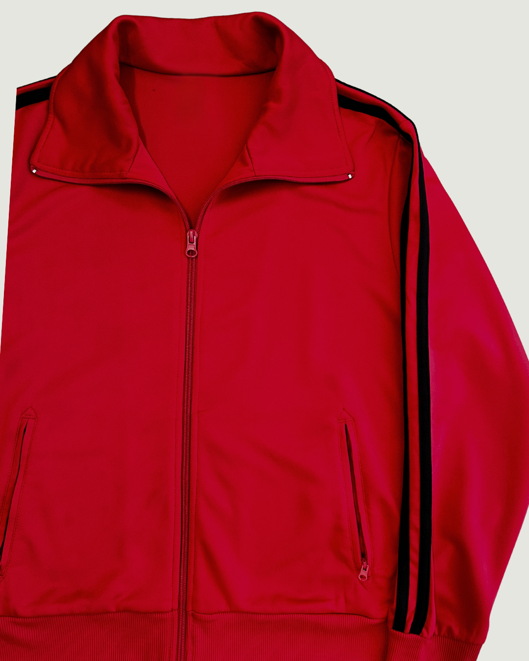 Varsity Red with Black