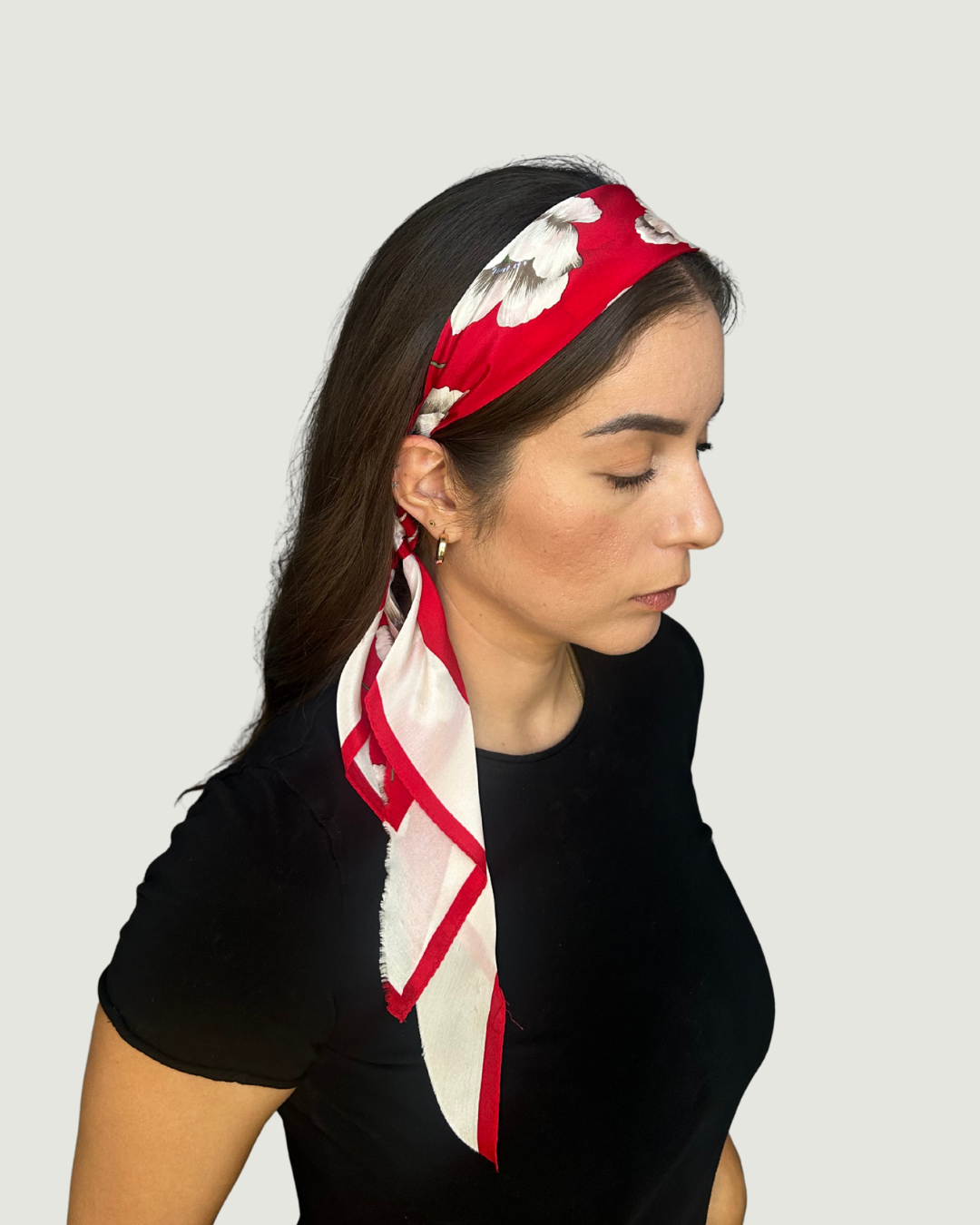 Tulip Print Headband by Recylicious