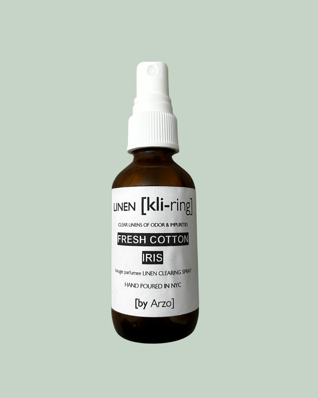 Linen Clearing Spray - Fresh Iris Cotton (2 oz)