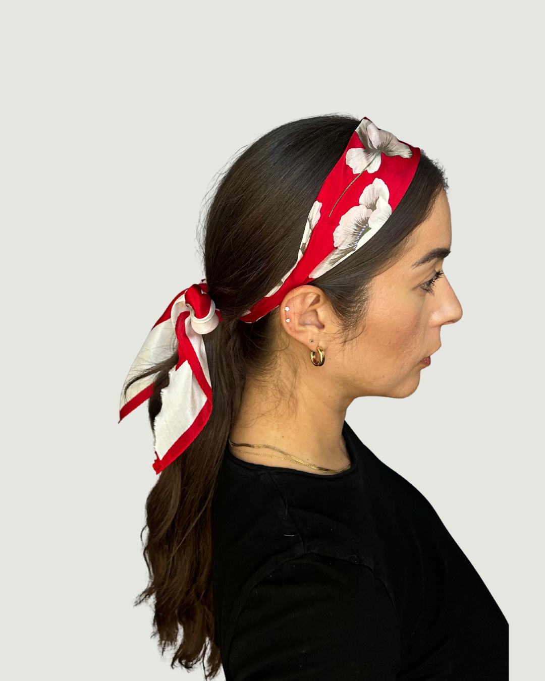 Tulip Print Headband by Recylicious