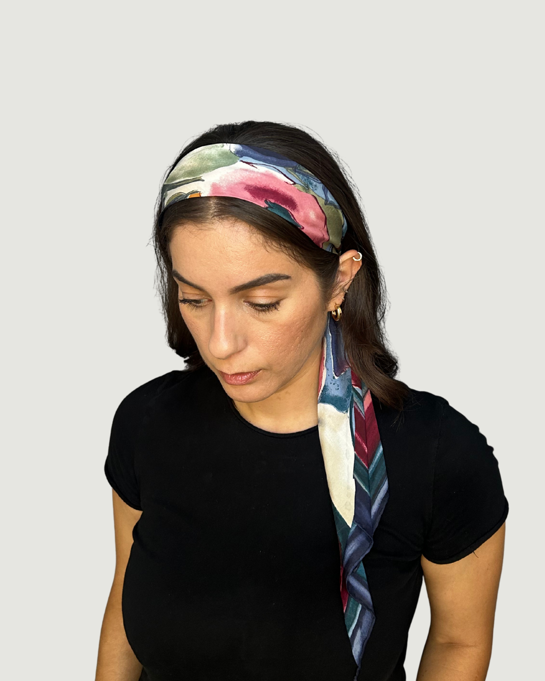Watercolors Headband by Recylicious