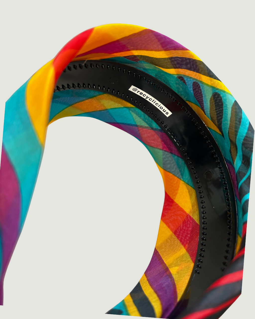 Tropical Stripes Headband by Recylicious