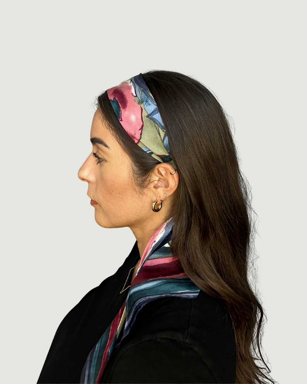 Watercolors Headband by Recylicious