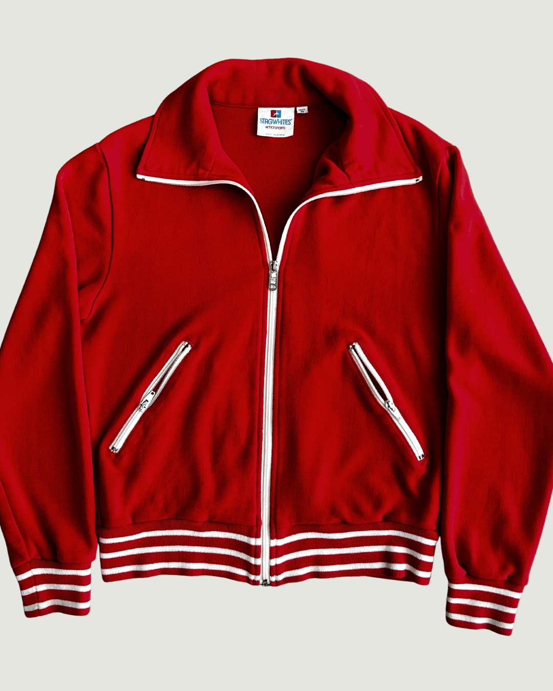 Vintage Red Track Jacket