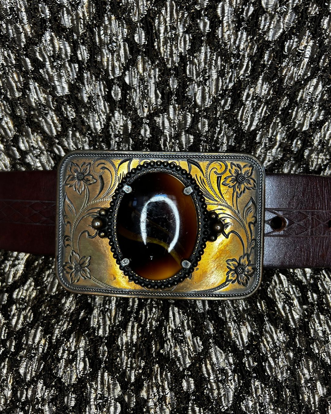 Tigers Eye Trophy Buckle