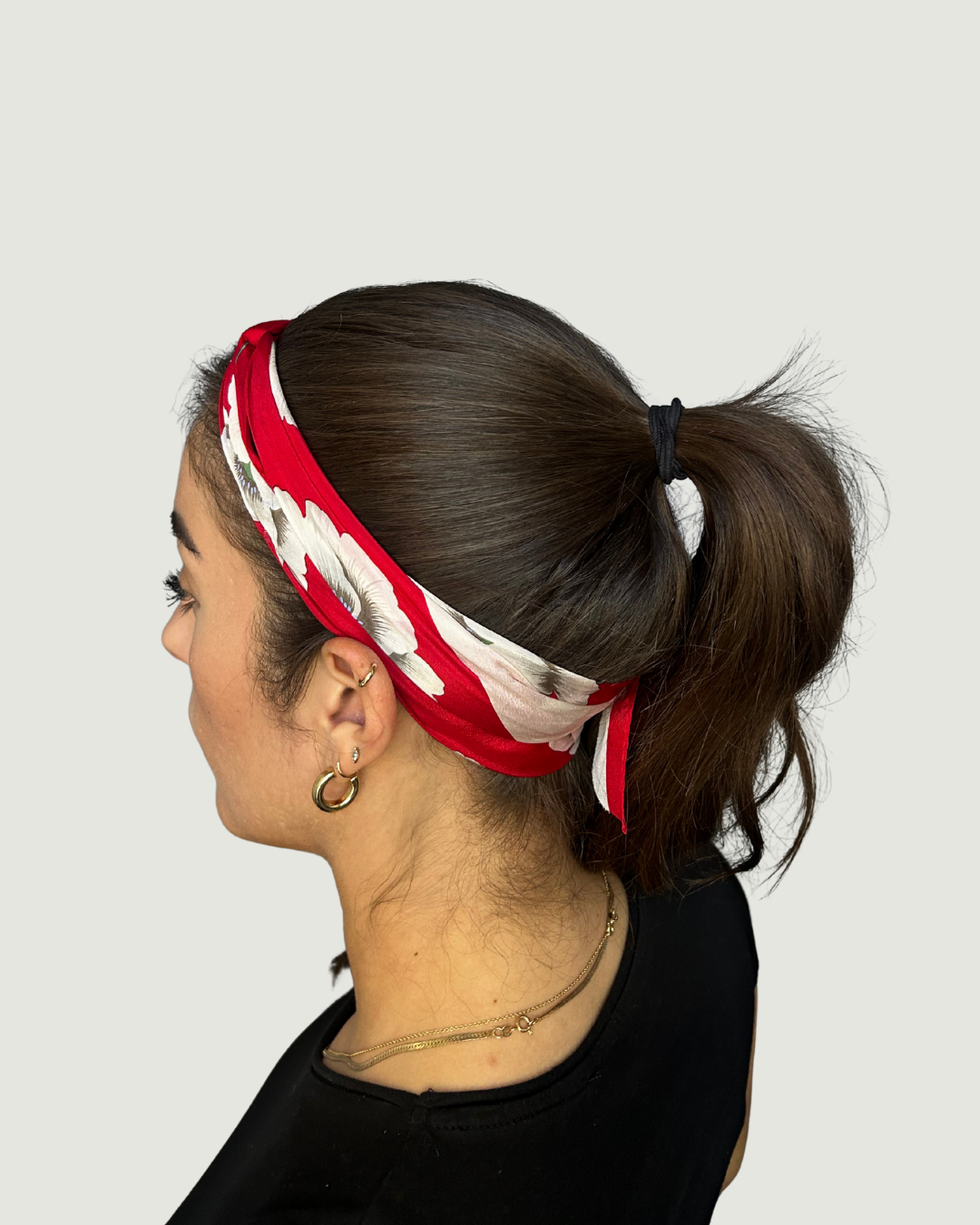 Tulip Print Headband by Recylicious