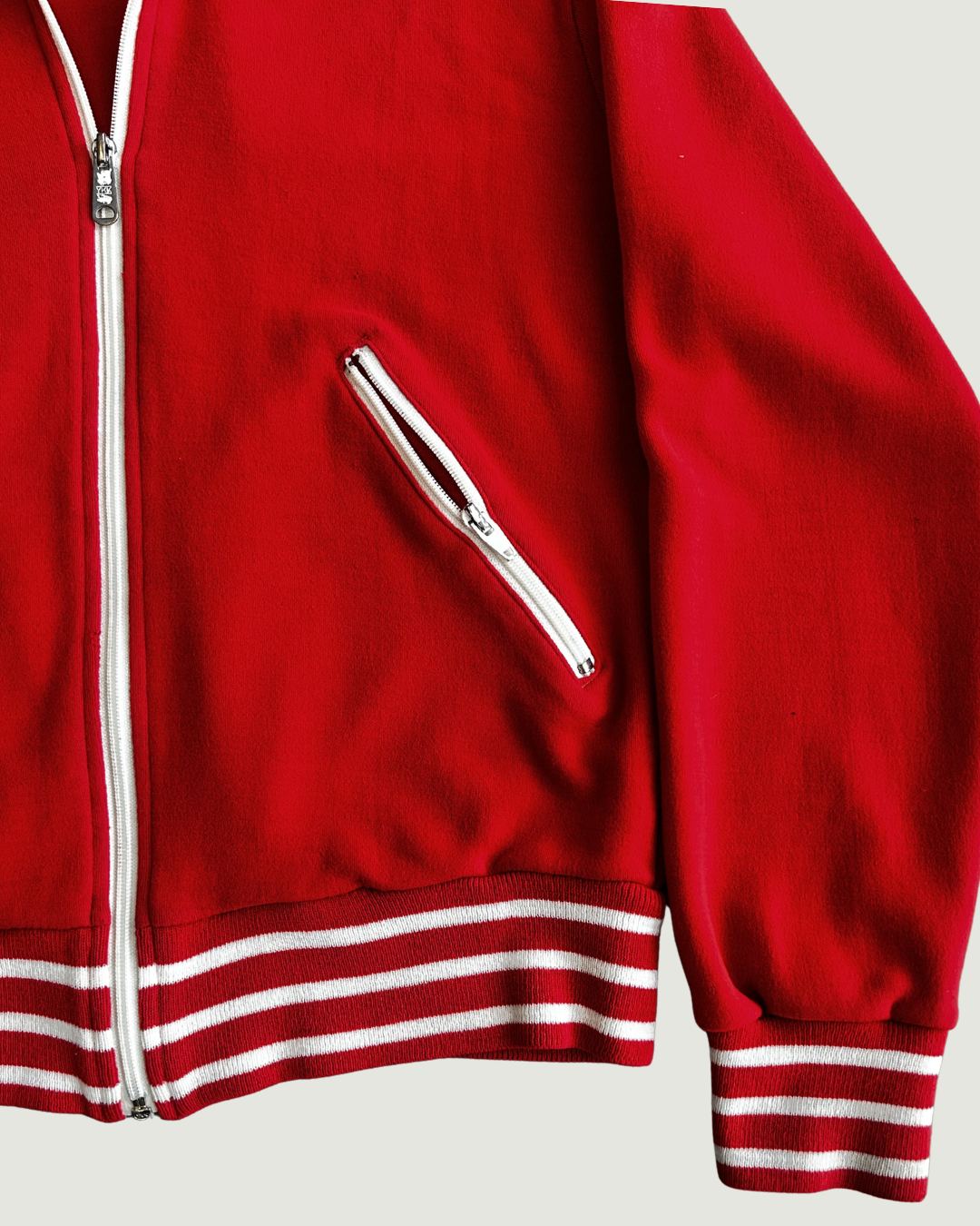 Vintage Red Track Jacket