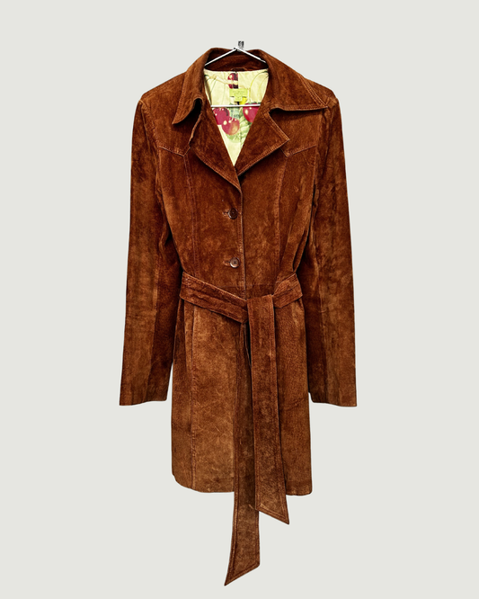 Mid-Length Suede Jacket