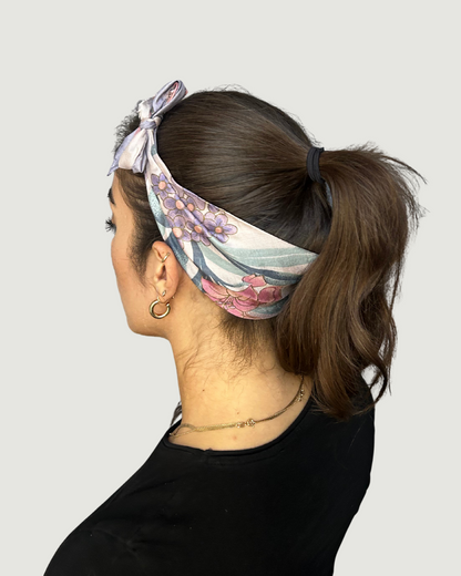 Tropical Floral Headband by Recylicious