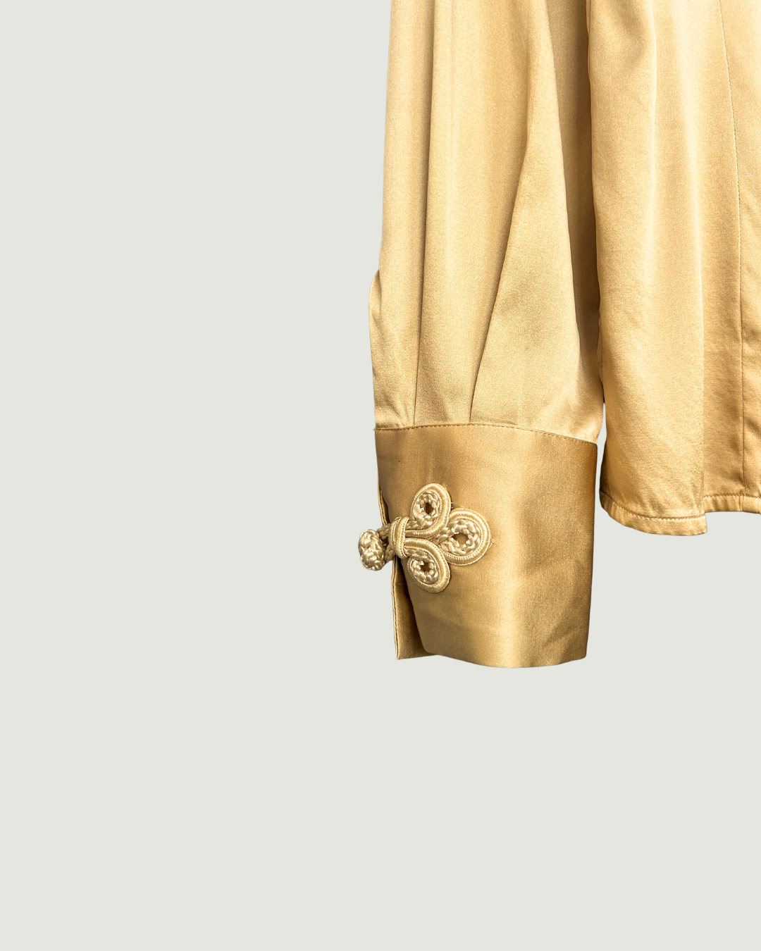 Silk Blouse with Frog Closure