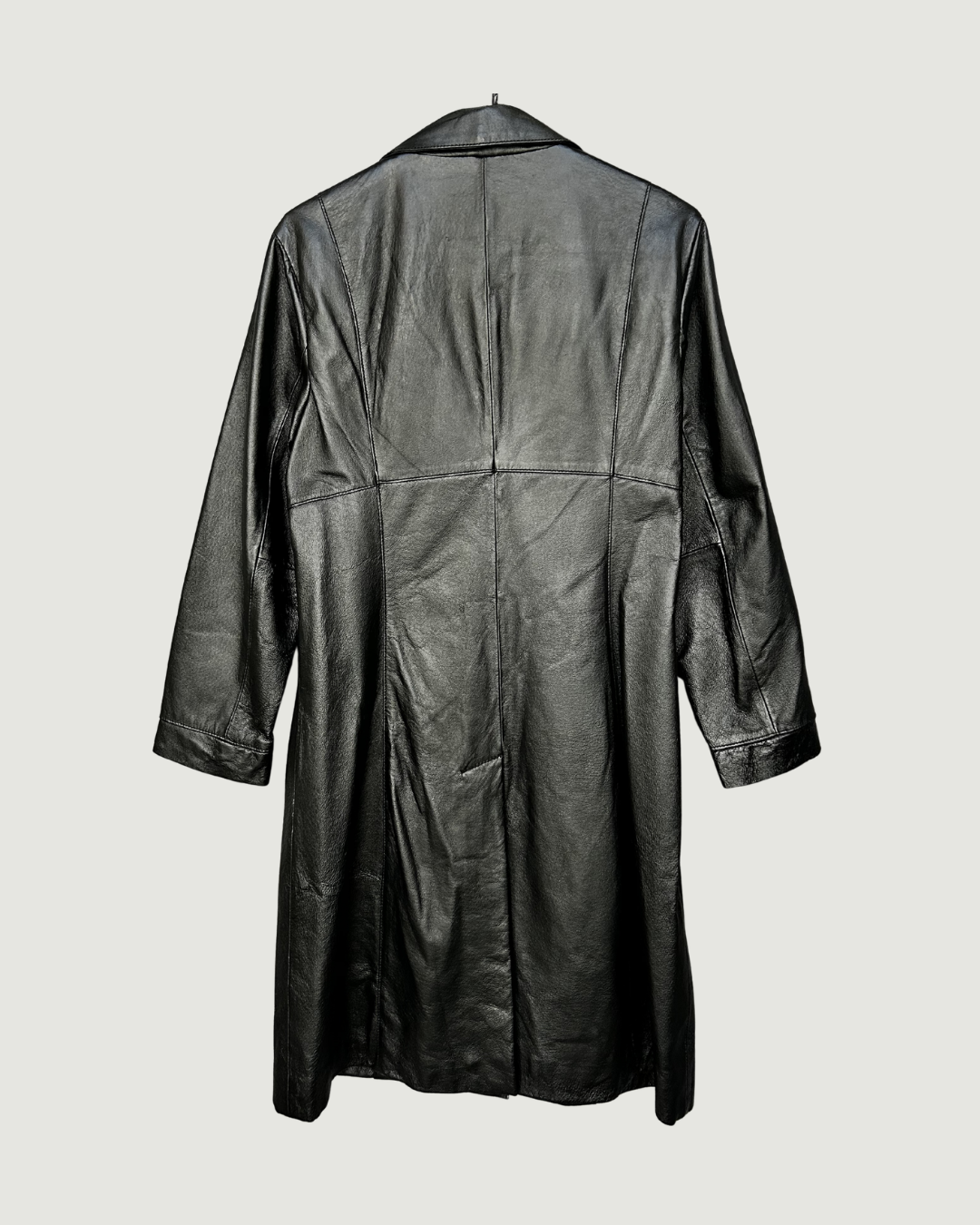 Black Leather Trench