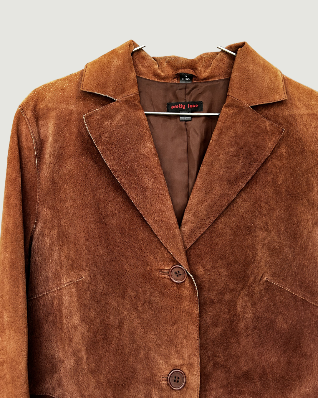 Brown Suede Coat
